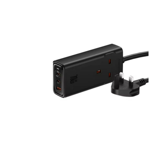 MCDODO CH-466 70W GaN Power Strip – 4-In-1 Fast Charging Hub (Black)