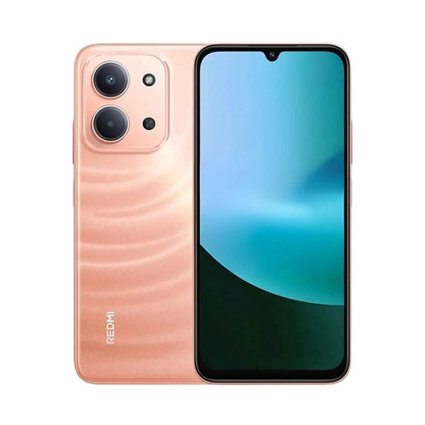 هاتف شاومي ريدمي 15 سي 4G بشاشة 6.9 بوصة وذاكرة 4/128 جيجابايت - برتقالي غامق
